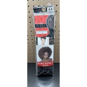 Janet Collection Synthetic Hair STYLE: AFRO KINKY BULK 24” COLOR: 44 New